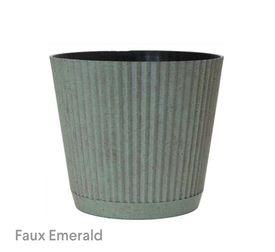 image of Hudson Faux Emerald Planters